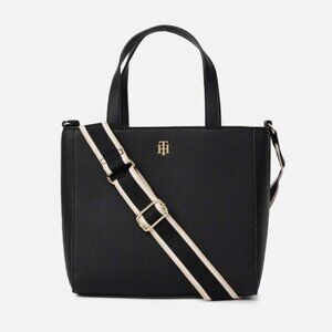 Tommy Hilfiger Women's  Oversized Handbag Crossbody Bag With Quilted Black .